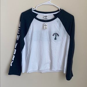 NWT- PINK VS new york crop top